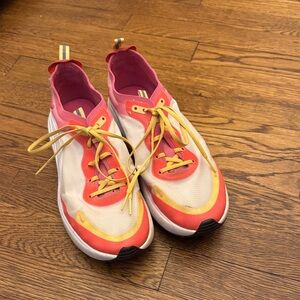 Nike Women's Air Max Sneakers in Pink and Yellow